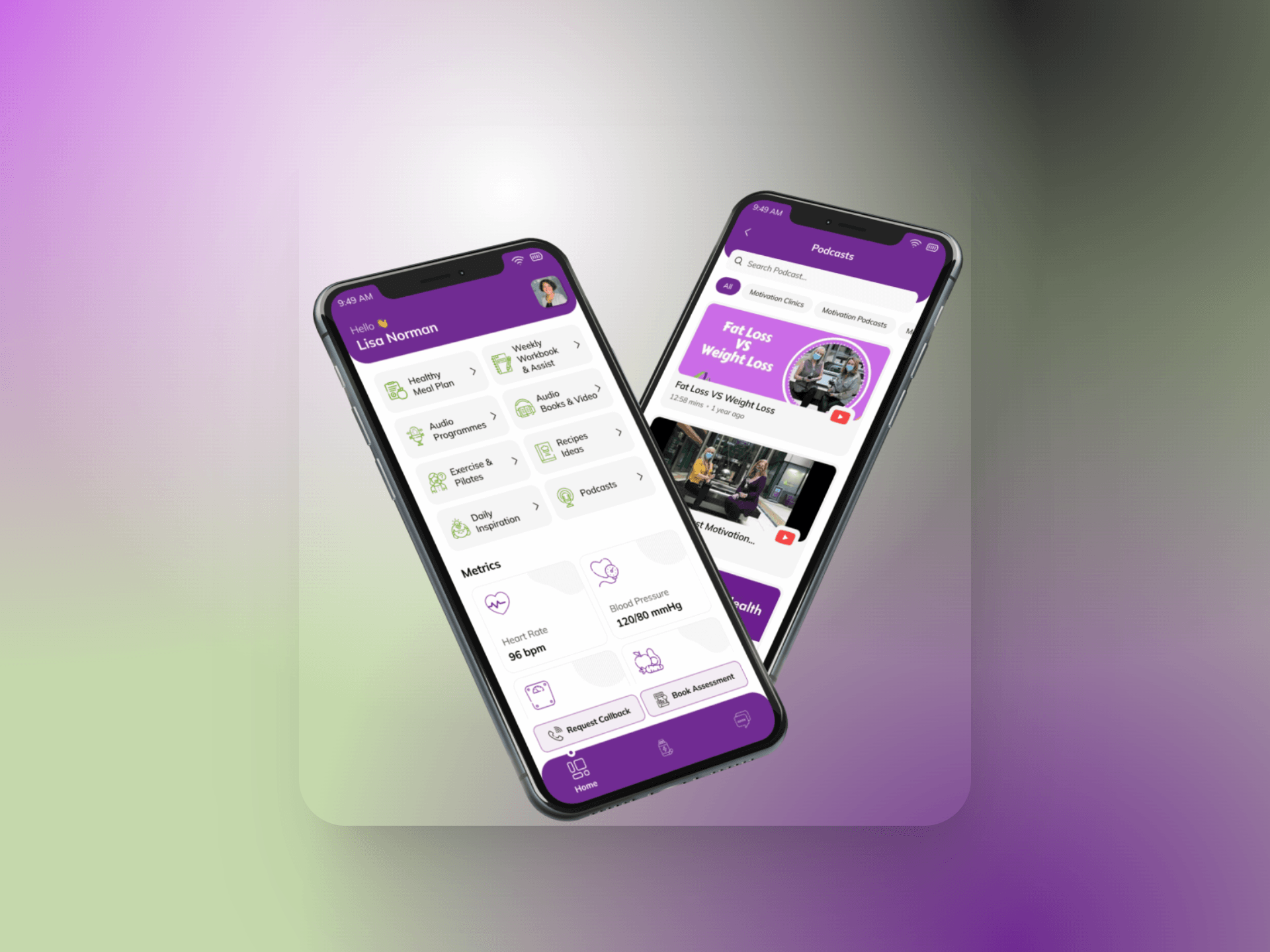 UK Fitness App project screenshot